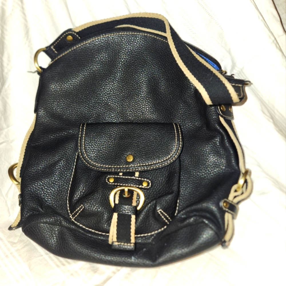 Tommy Hilfiger Black Leather Women's Bag